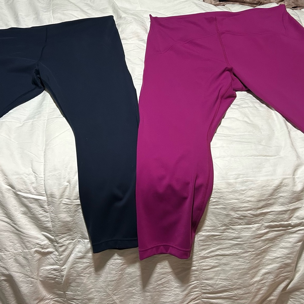 2 pairs of size 20 Lululemon leggings